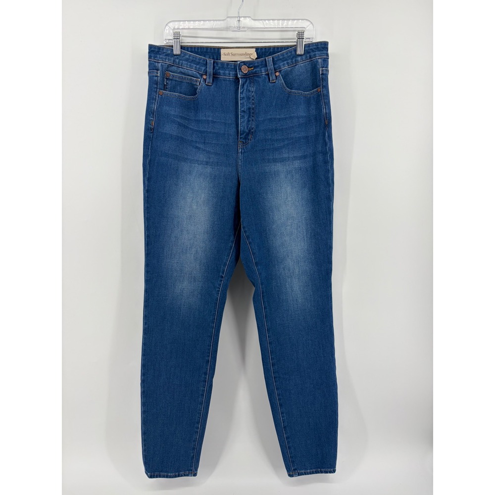 Soft Surroundings Skinny Jeans‎ Blue Womens 14T High Rise Stretch